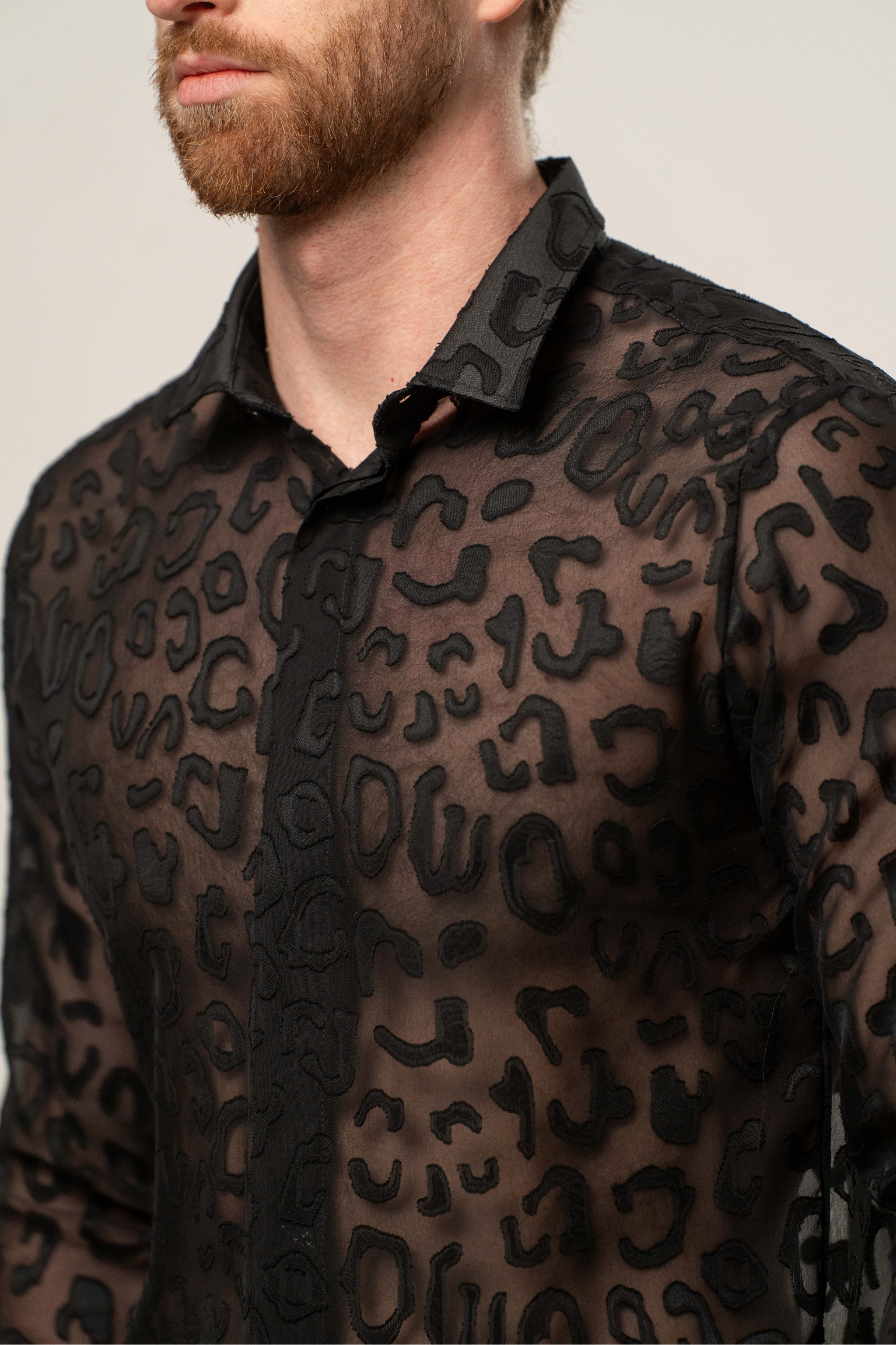 Camicia con Lavorazione Trasparente