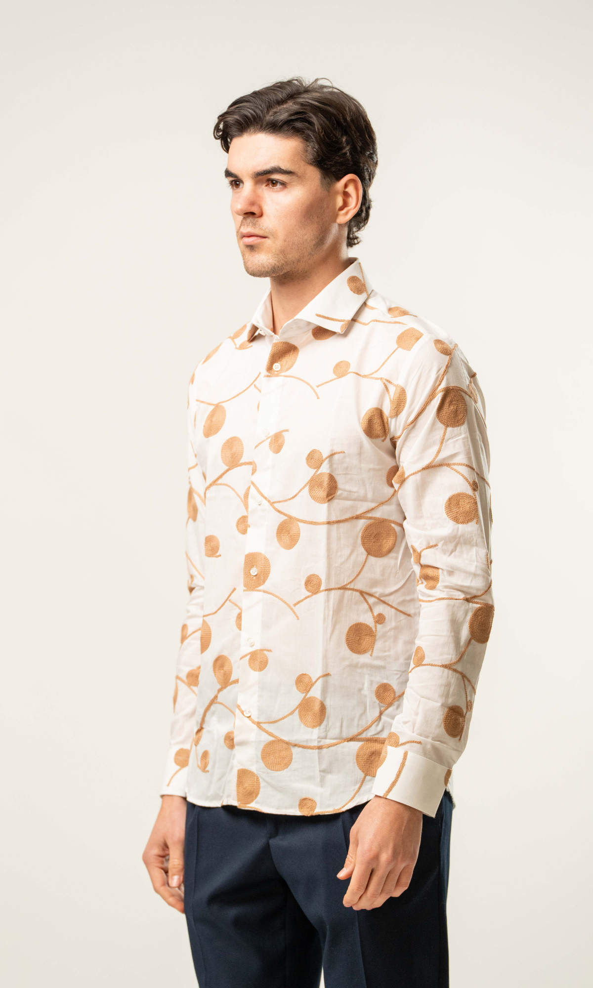 Camicia ricamo - Karl mommoo