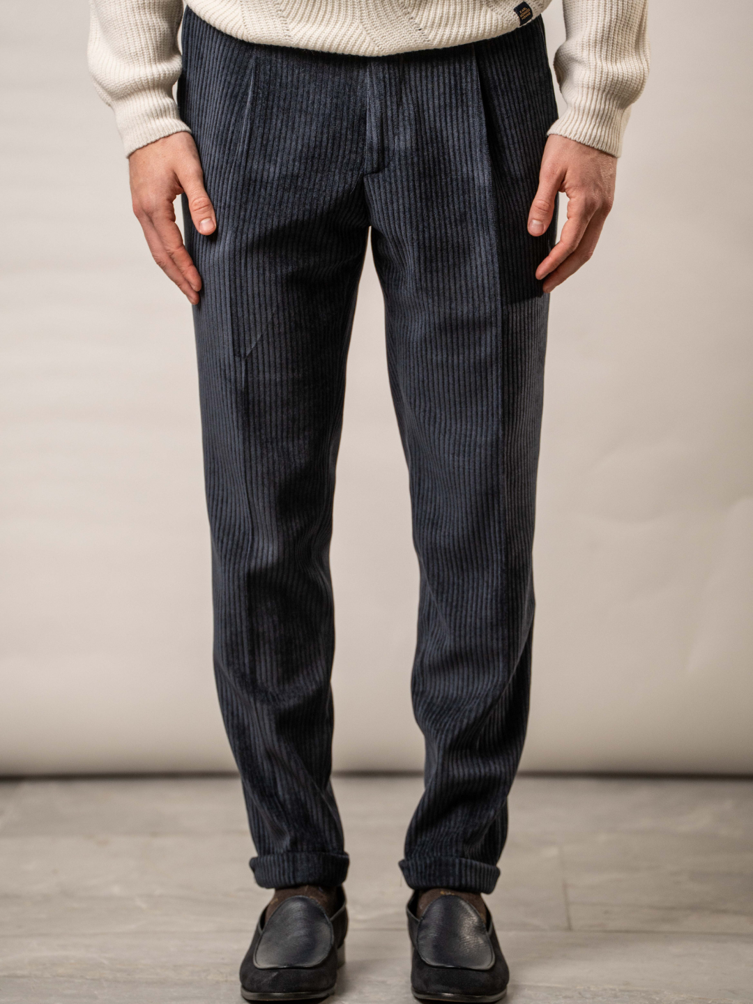 Pantalone velluto rocciatore con pence - Karl Mommoo