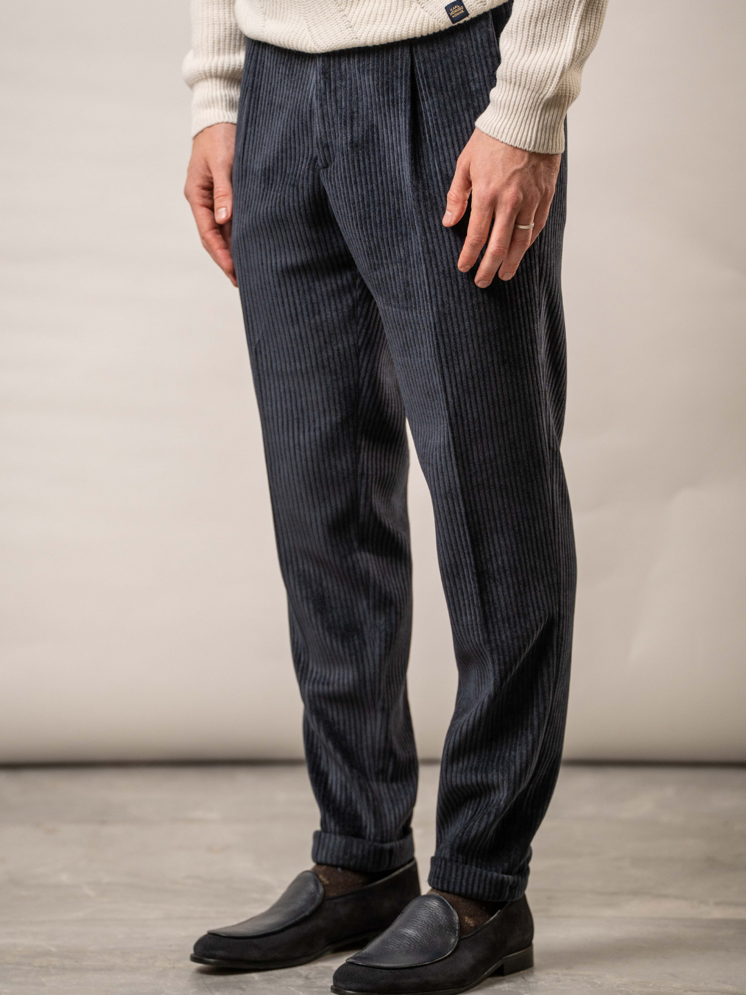 Pantalone velluto rocciatore con pence - Karl Mommoo