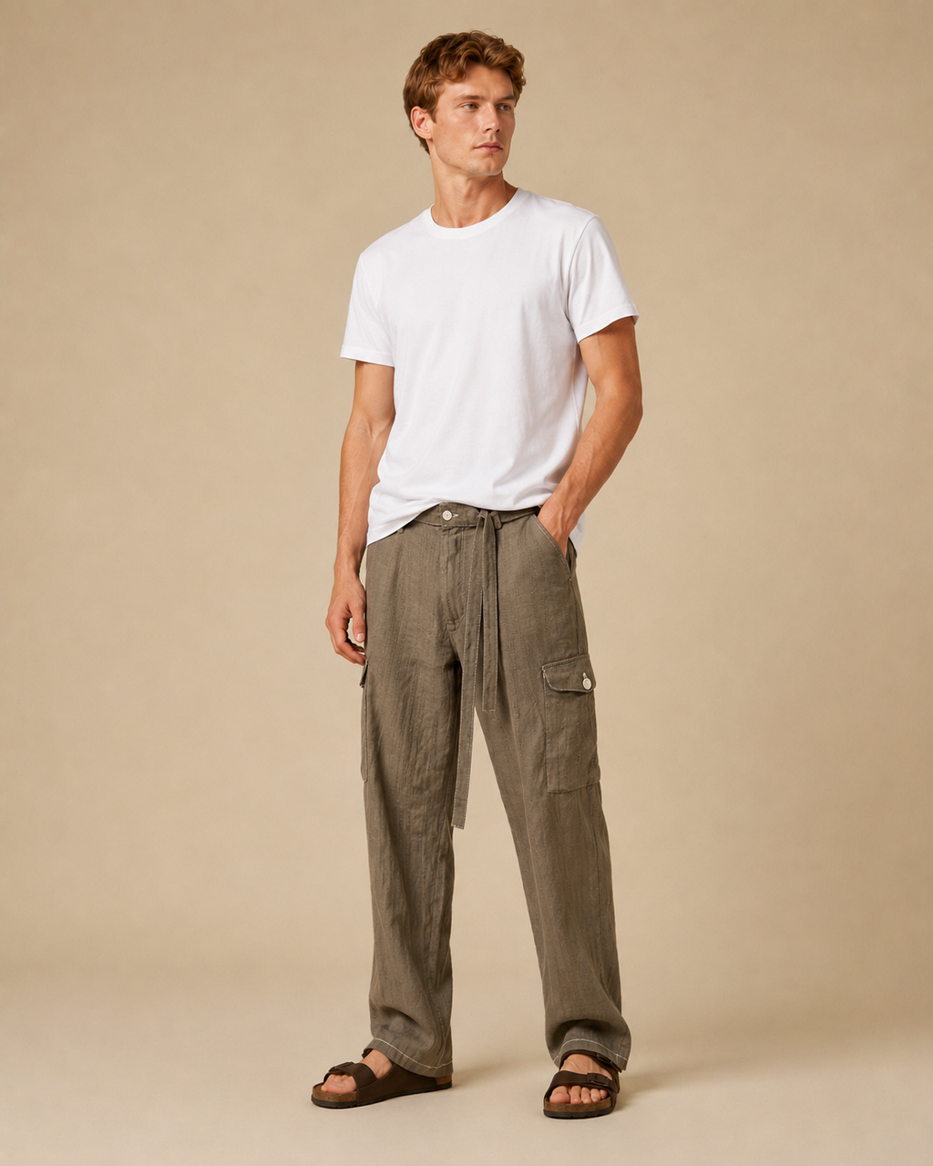 Pantalone tascone e cintura