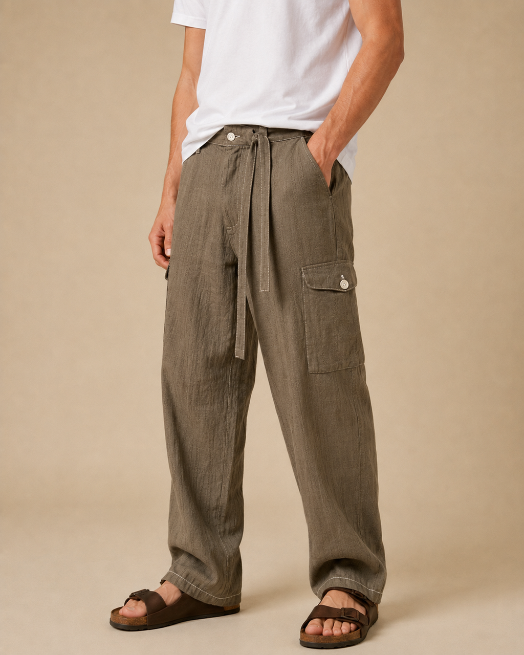 Pantalone tascone e cintura