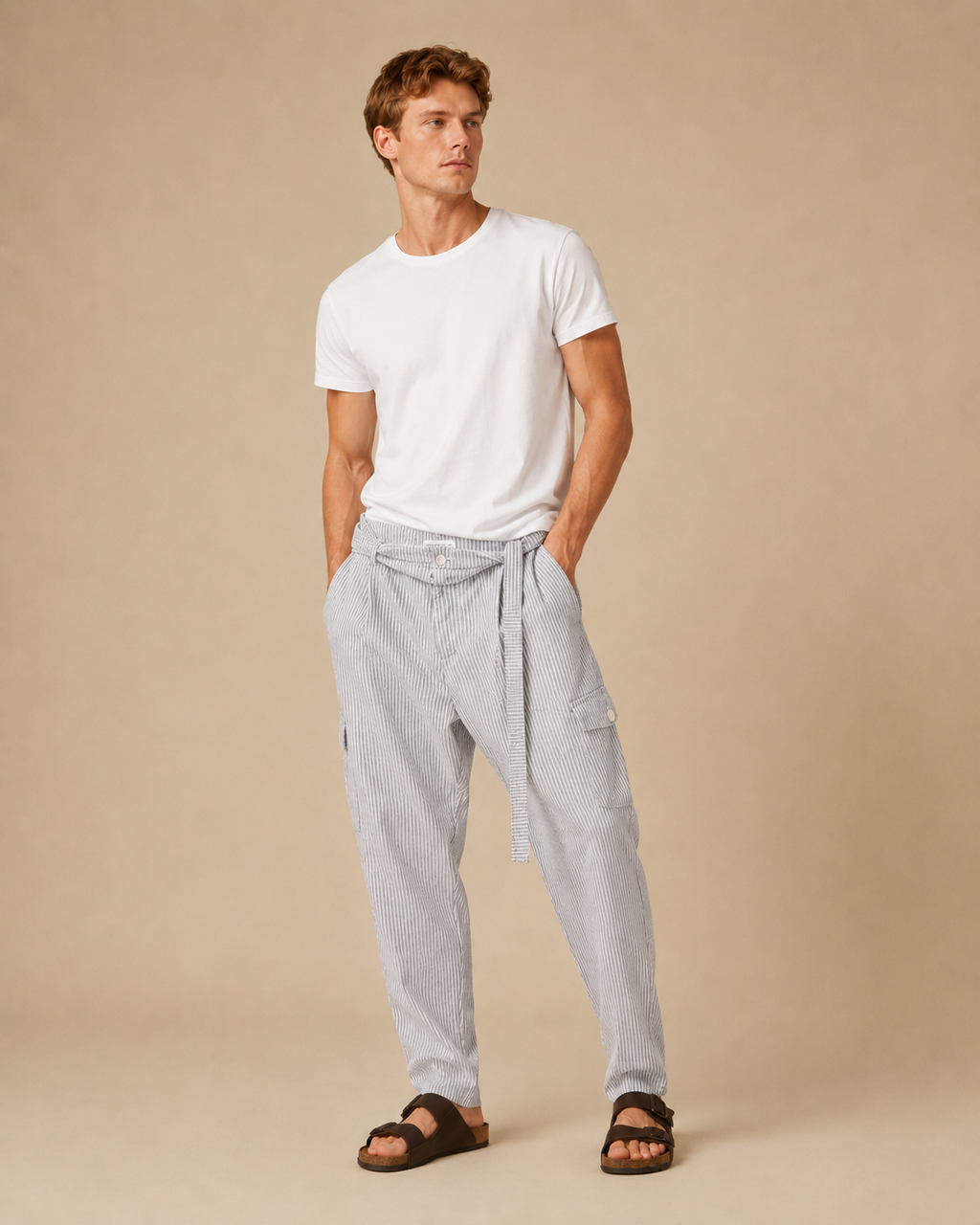 Pantalone tascone e cintura