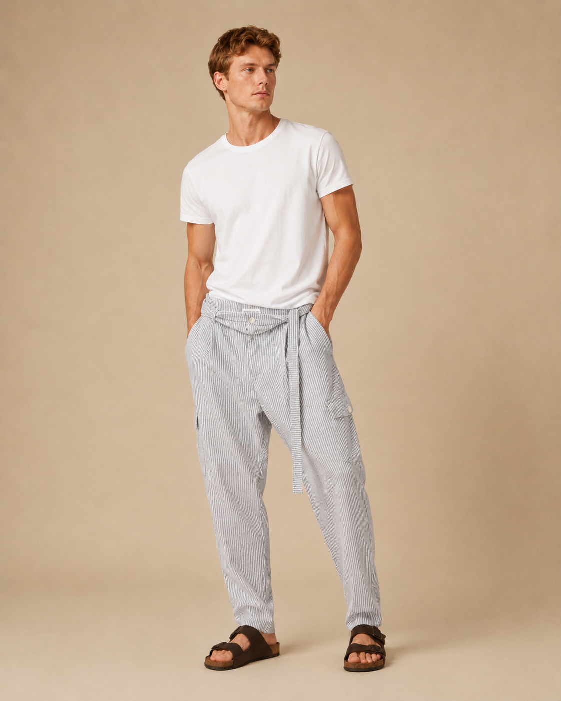 Pantalone tascone e cintura