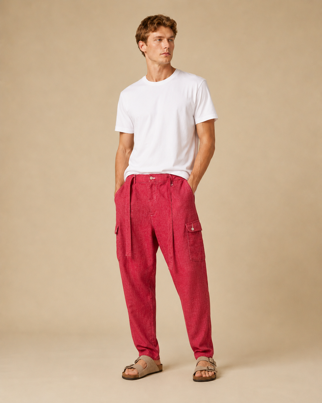 Pantalone tascone e cintura