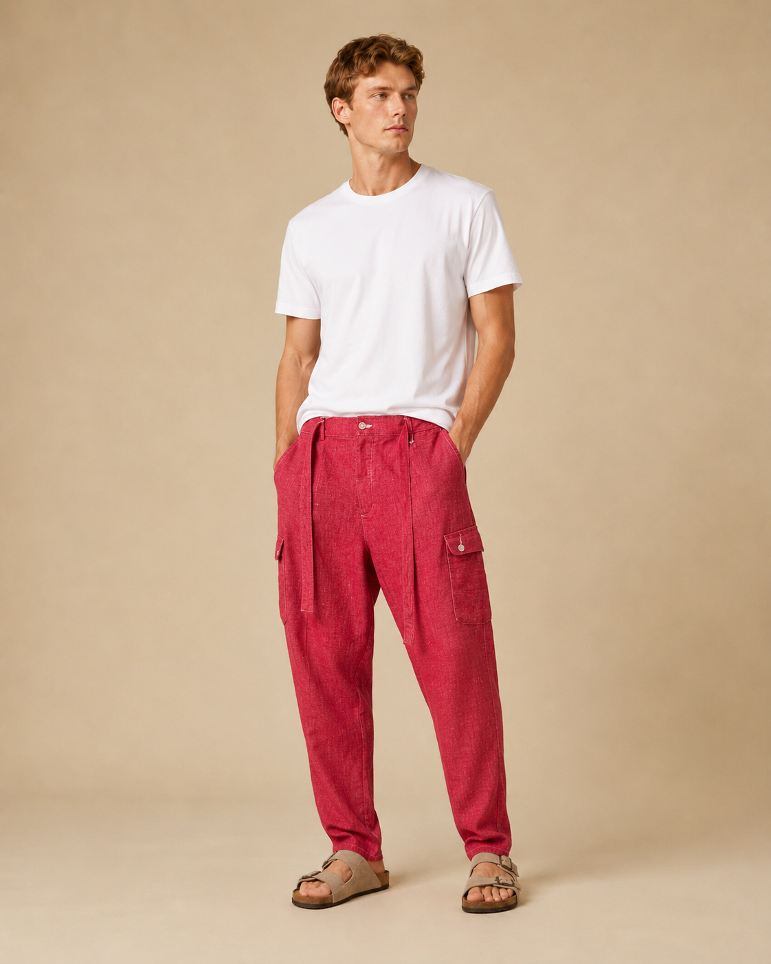 Pantalone tascone e cintura
