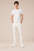 Pantalone cotone slim fit
