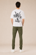 Tee con Stampa retro overfit 100% Cotone