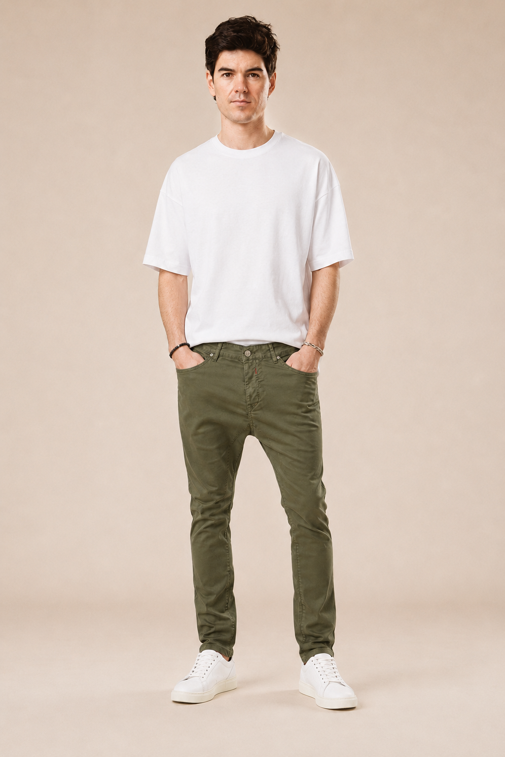 Tee con Stampa retro overfit 100% Cotone