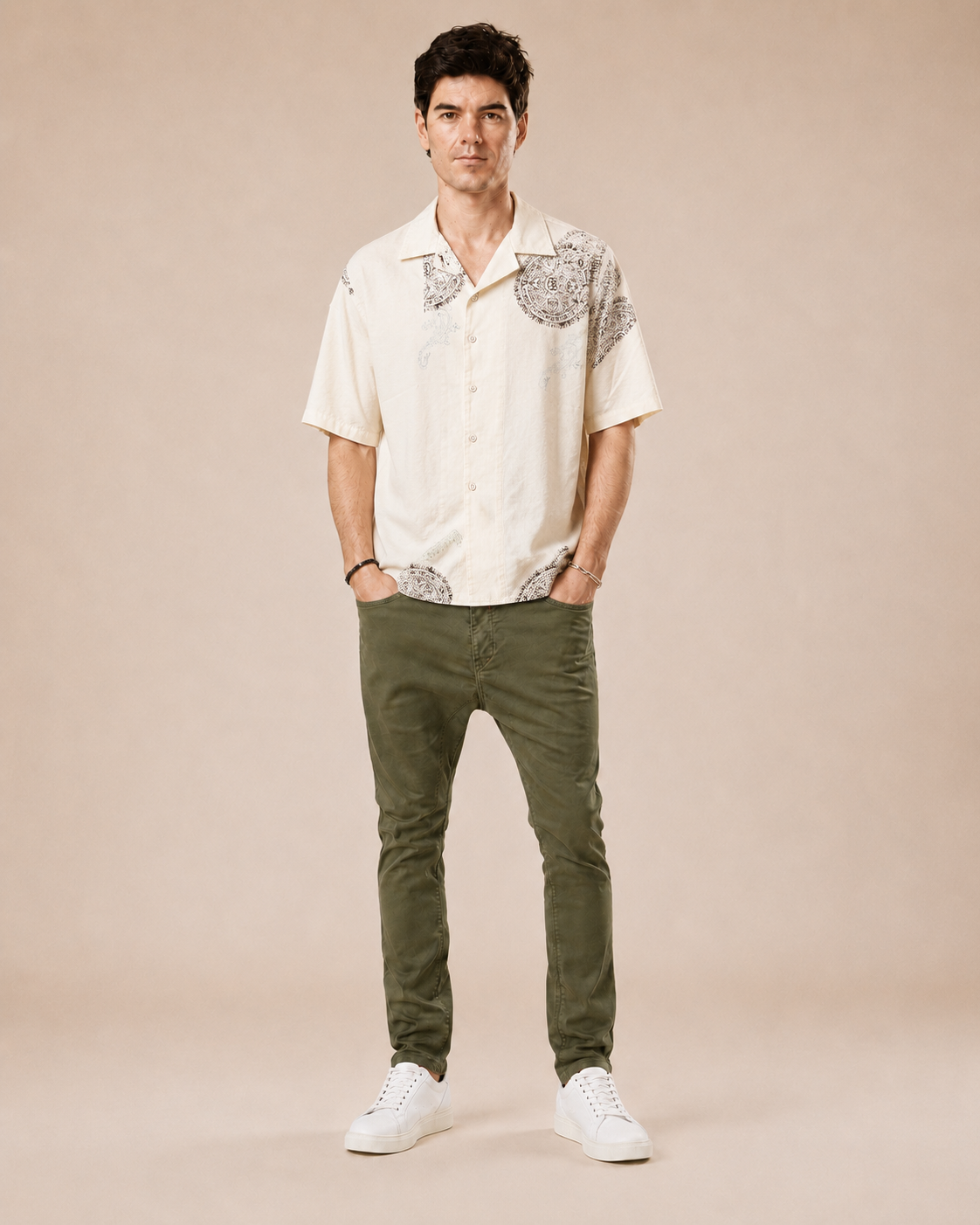 Camicia bowling 100% cotone