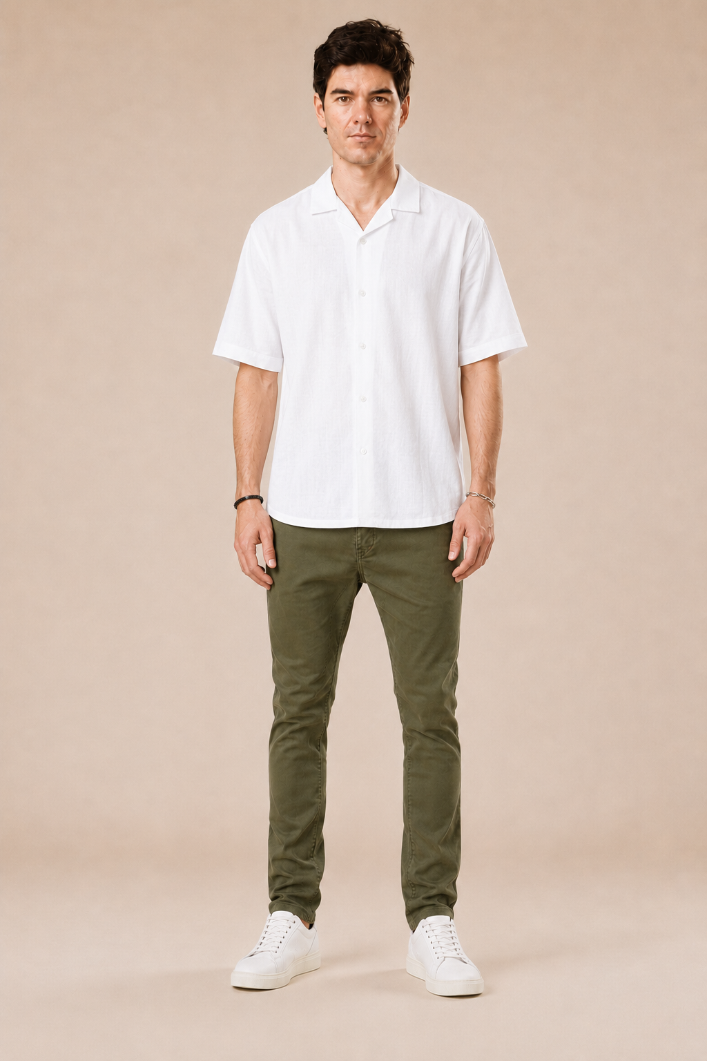 Camicia bowling 100% cotone