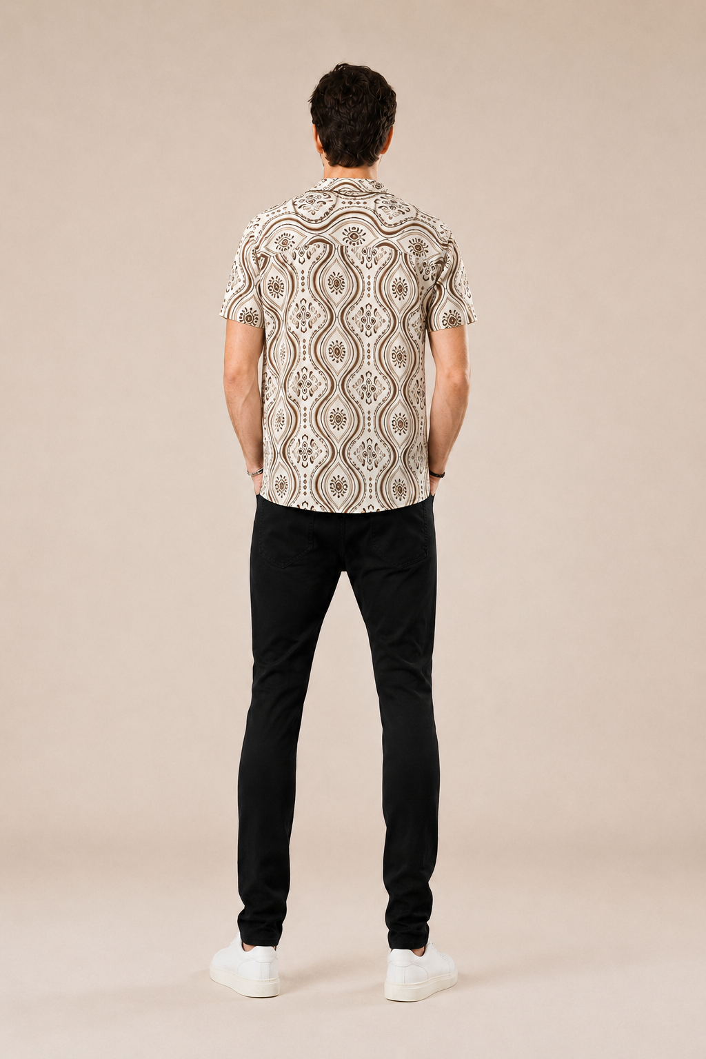 Camicia Bowling 100% viscosa