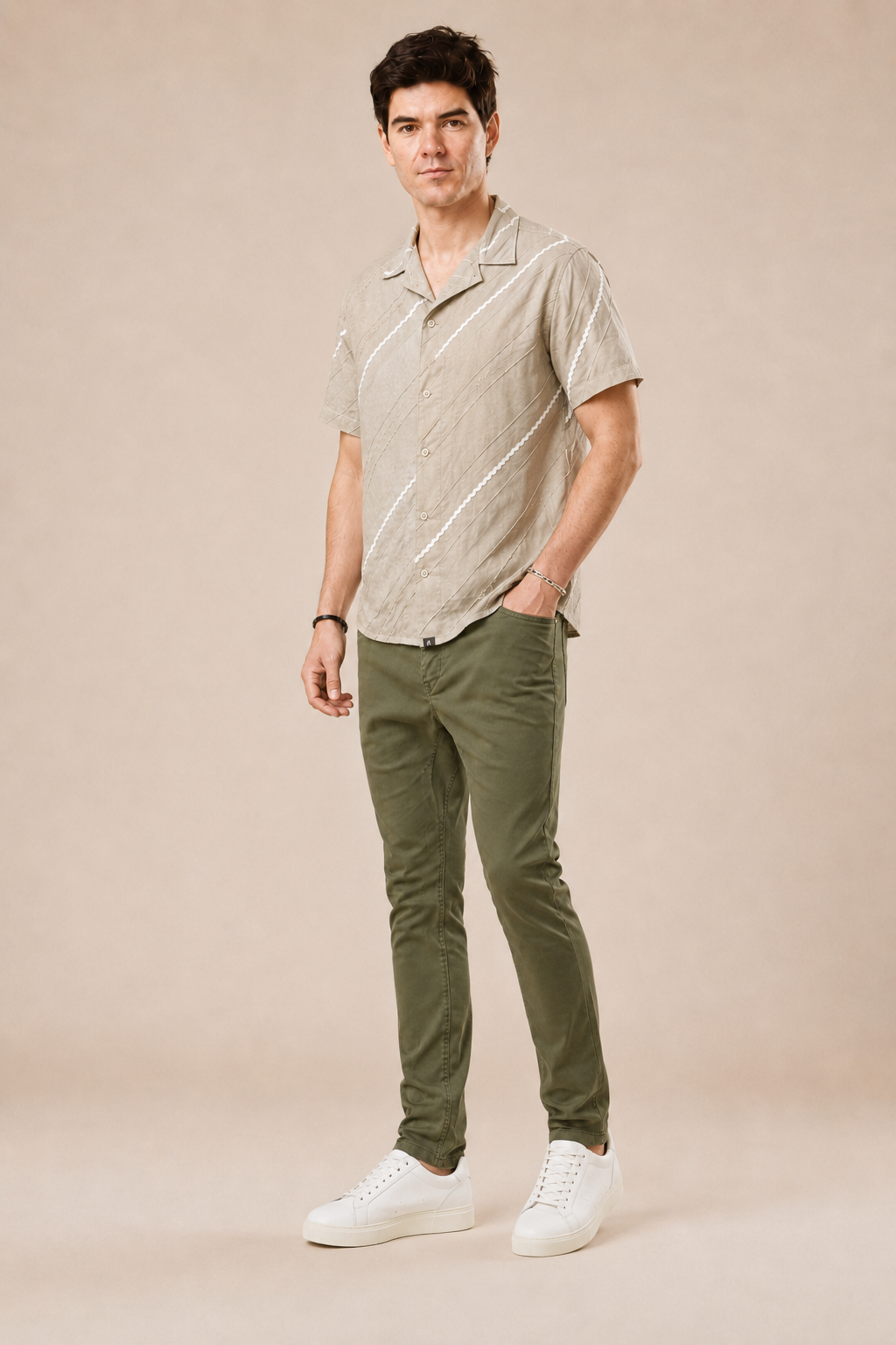Camicia Bowling 100% Cotone