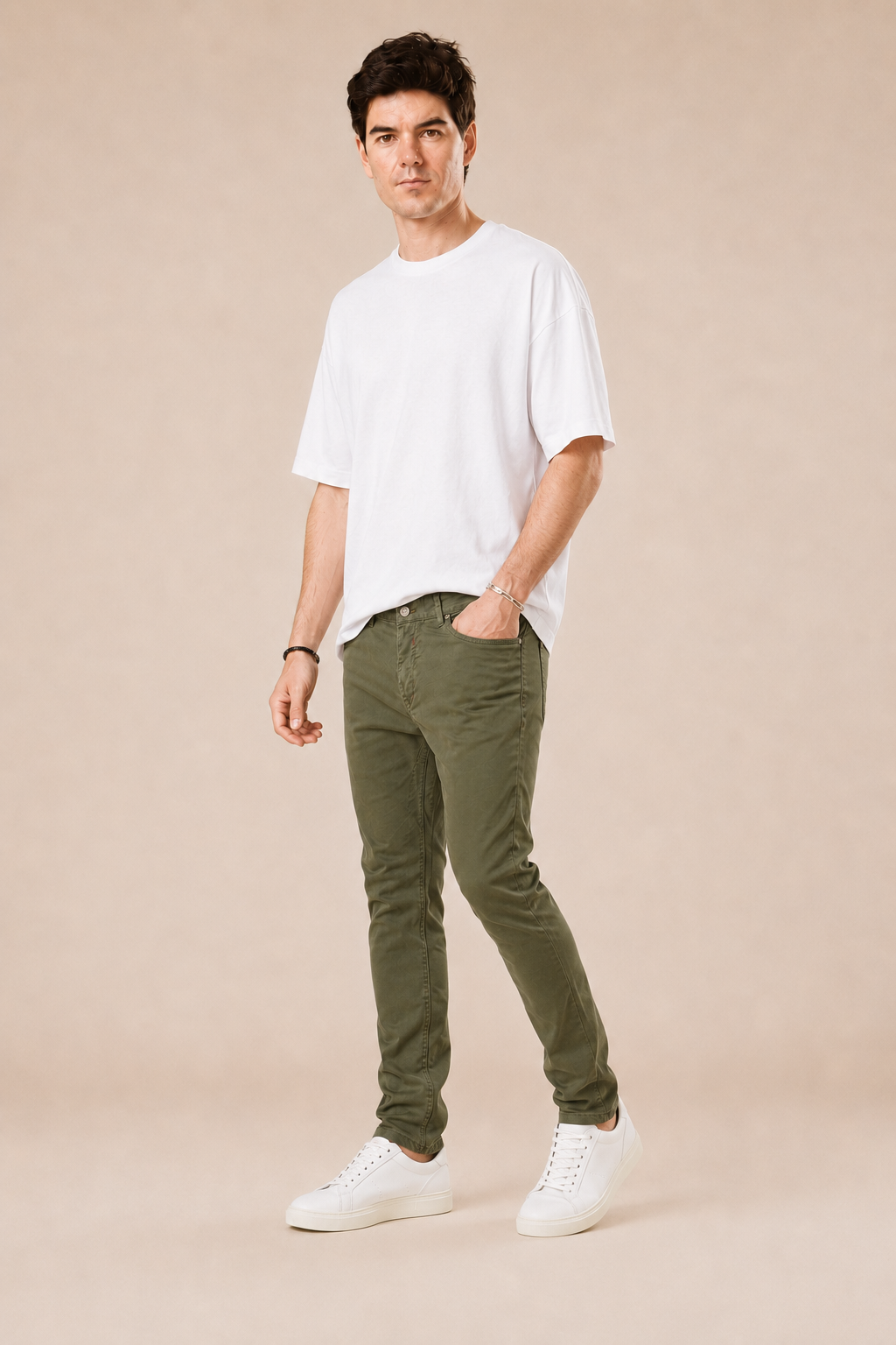 Tee con Stampa retro overfit 100% Cotone