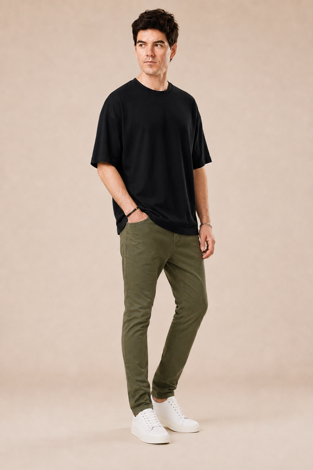 Tee con Stampa retro overfit 100% Cotone