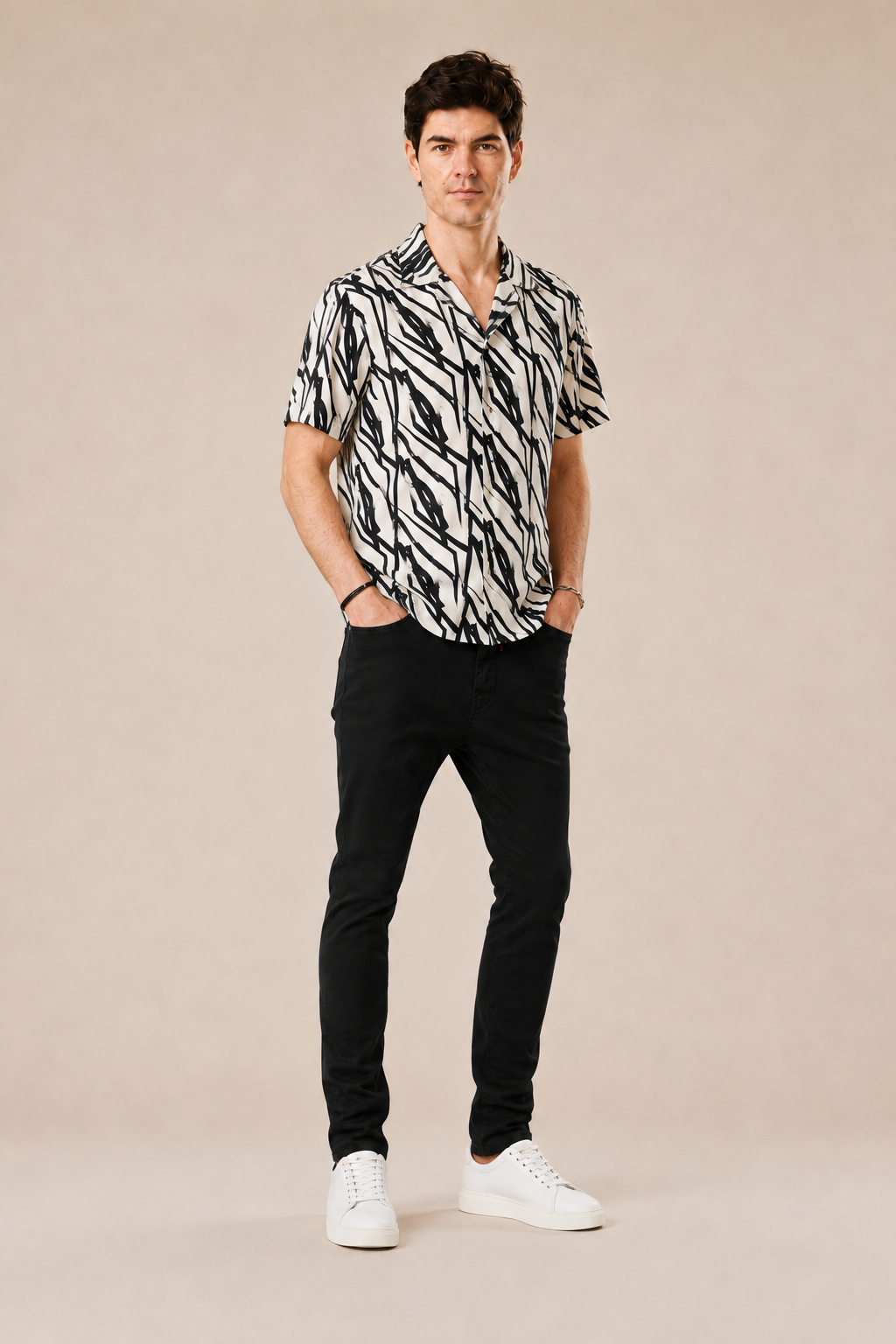 Camicia Bowling 100% viscosa