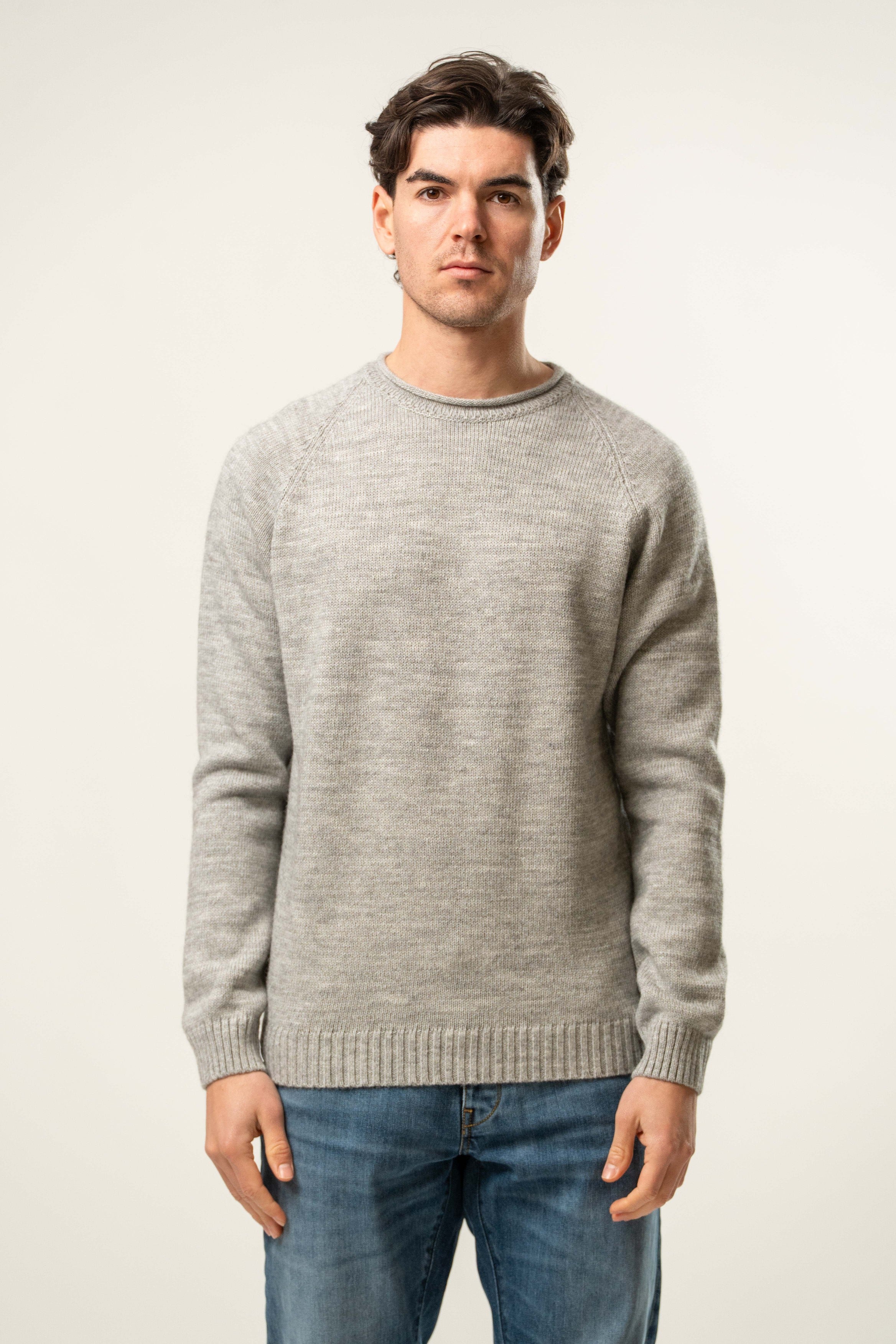 Maglia uomo girocollo in maglia fine