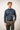 Camicia blu botton-down in cotone stretch – Karl Mommoo