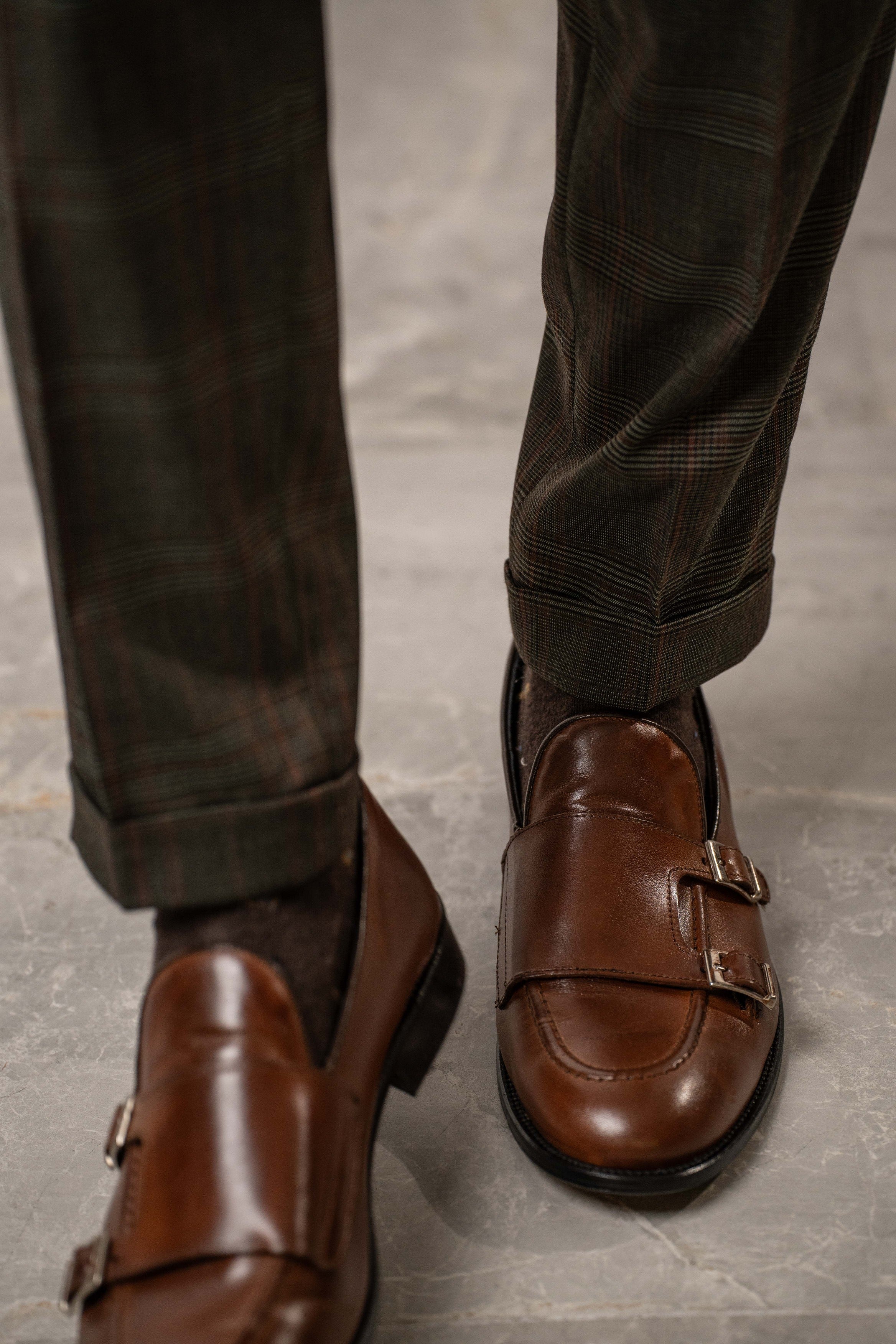 Doppia fibbia in vera pelle – Karl Mommoo