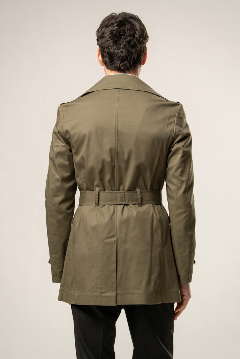 Trench verde- Karl mommoo Homme