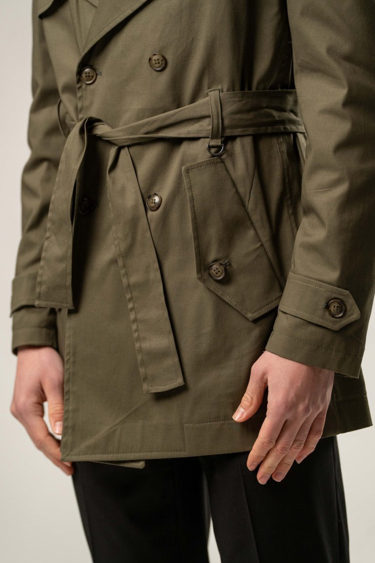 Trench verde- Karl mommoo Homme
