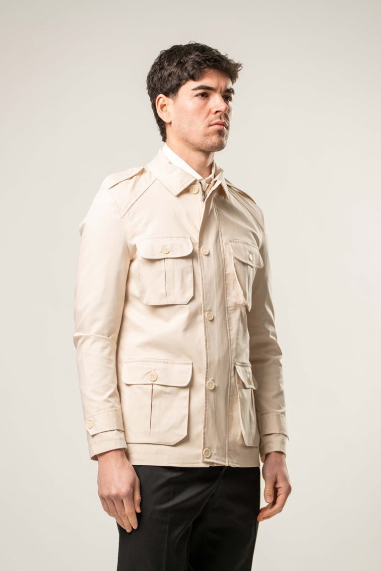 Field Jacket in cotone -PANNA