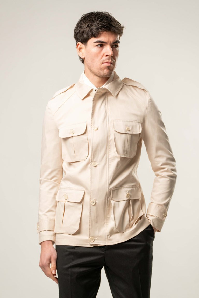 Field Jacket in cotone -PANNA