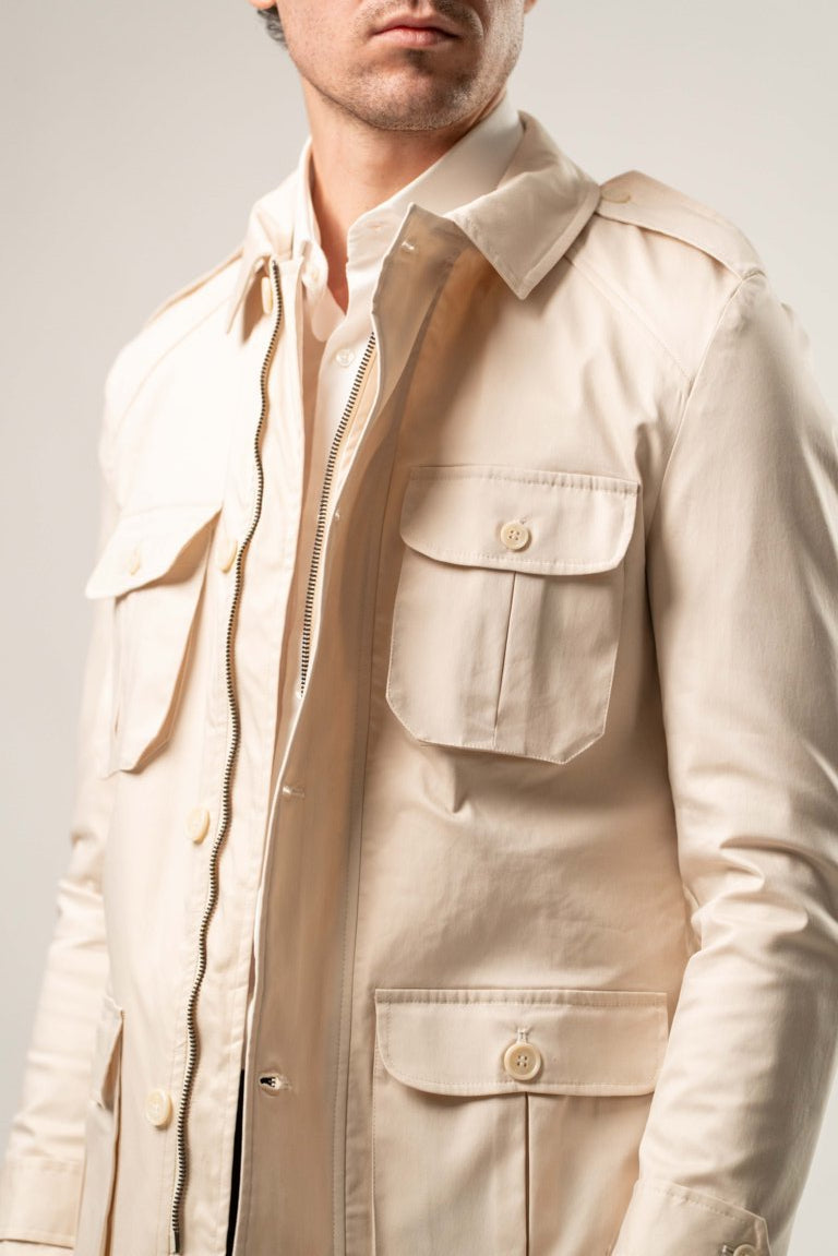 Field Jacket in cotone -PANNA