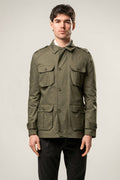 Field Jacket in cotone -VERDE