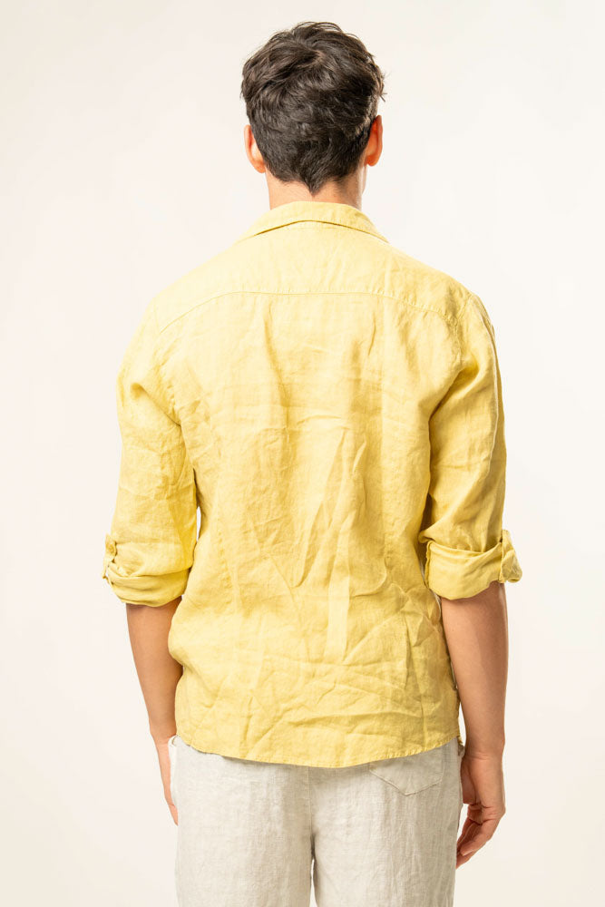 Camicia manica lunga  100% Lino