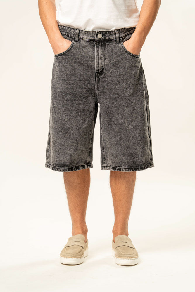 Jeans corto 100% cotone