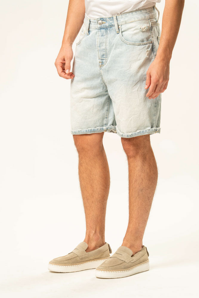 Jeans corto 100% cotone