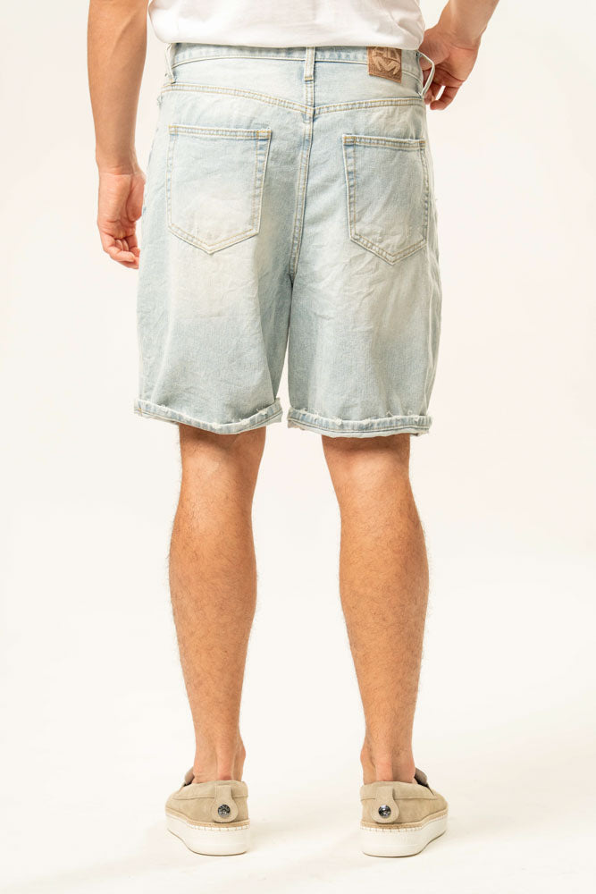Jeans corto 100% cotone