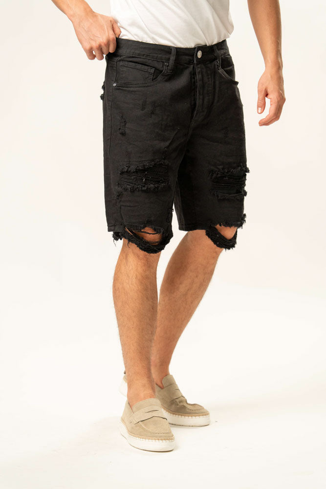 Jeans corto 100% cotone