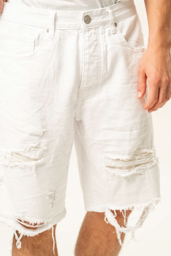 Jeans corto 100% cotone