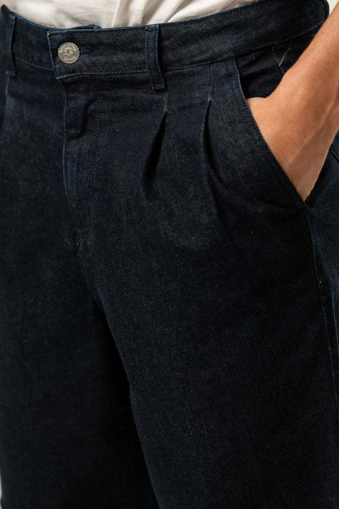 Jeans corto 100% cotone
