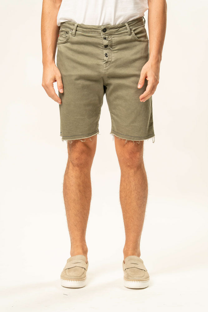 Jeans corto 100% cotone