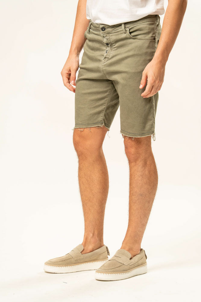 Jeans corto 100% cotone