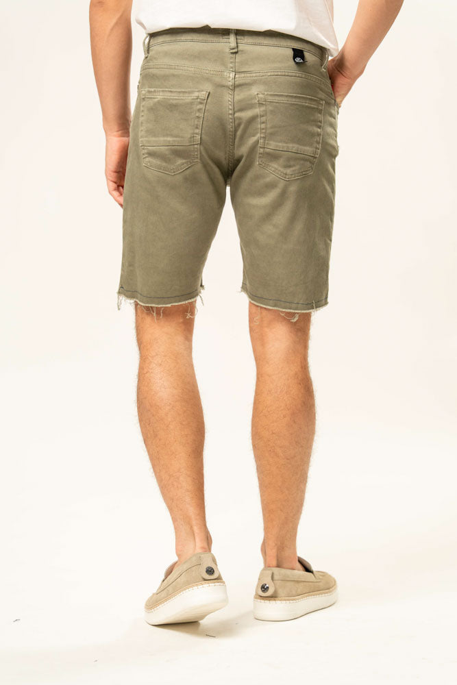 Jeans corto 100% cotone