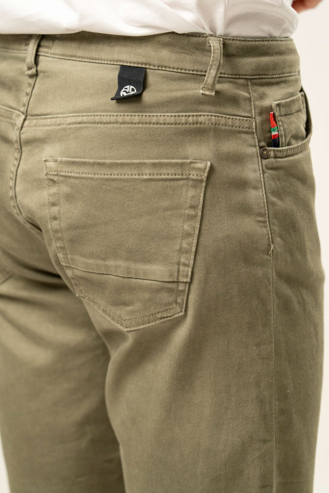 Jeans corto 100% cotone