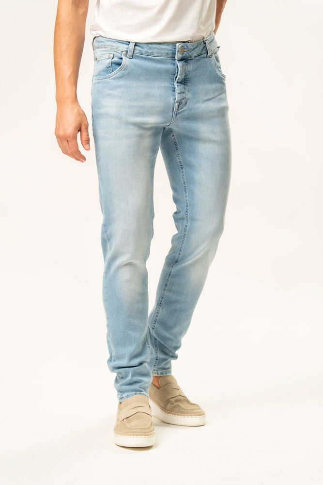 Jeans lungo 100% cotone