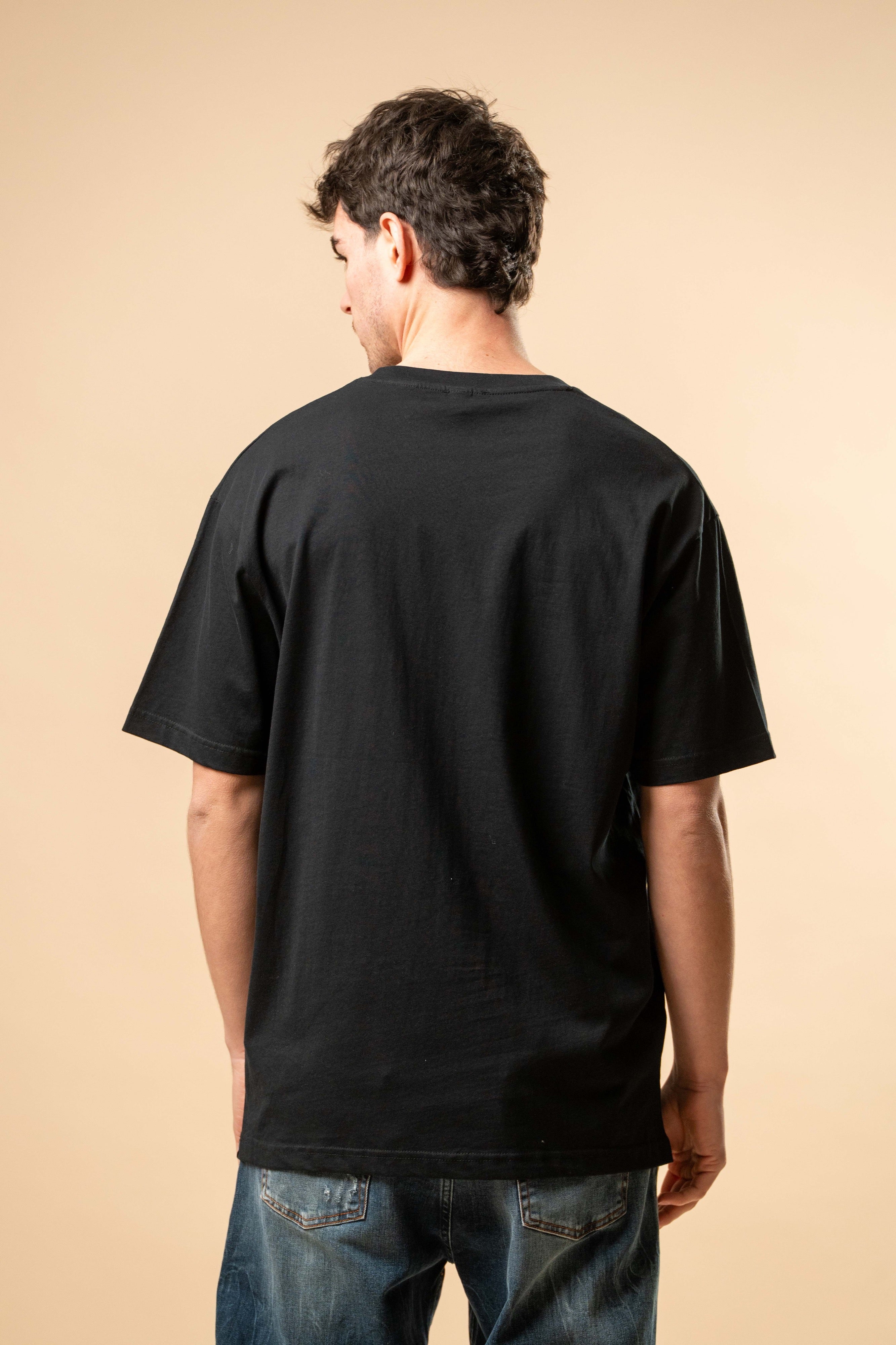 T-Shirt Over Fit 100% Cotone TEE OVER – Nero