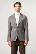 Giacca Uomo Monopetto Grigio Scuro Elegante