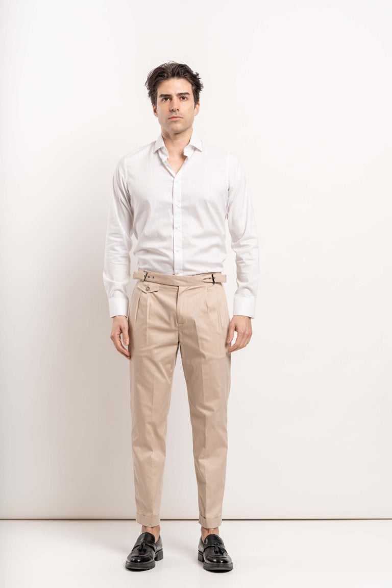 Pantalone Gurka con cinturini - Sabbia