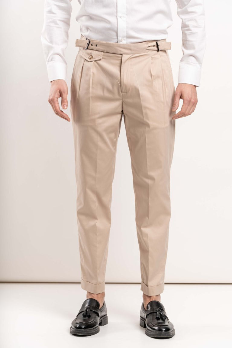 Pantalone Gurka con cinturini - Sabbia