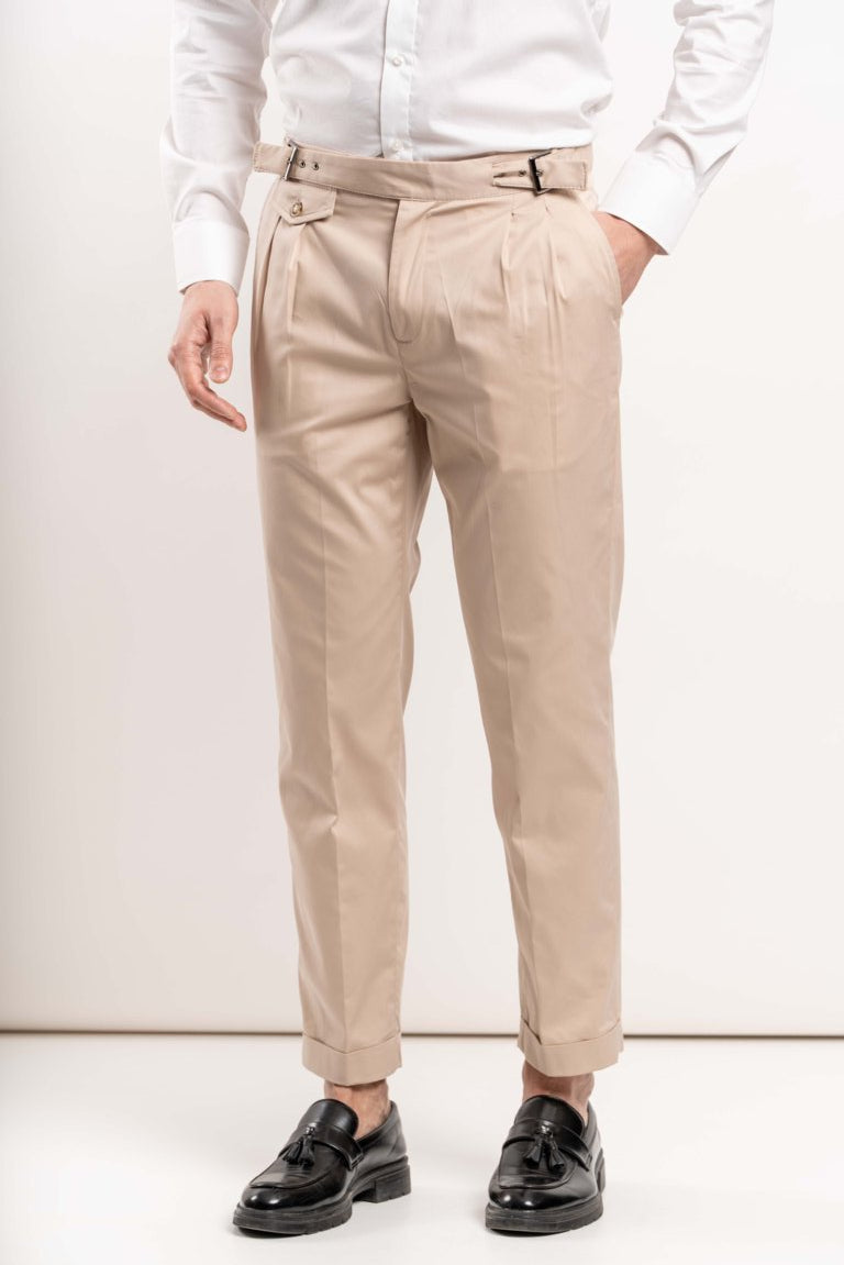 Pantalone Gurka con cinturini - Sabbia