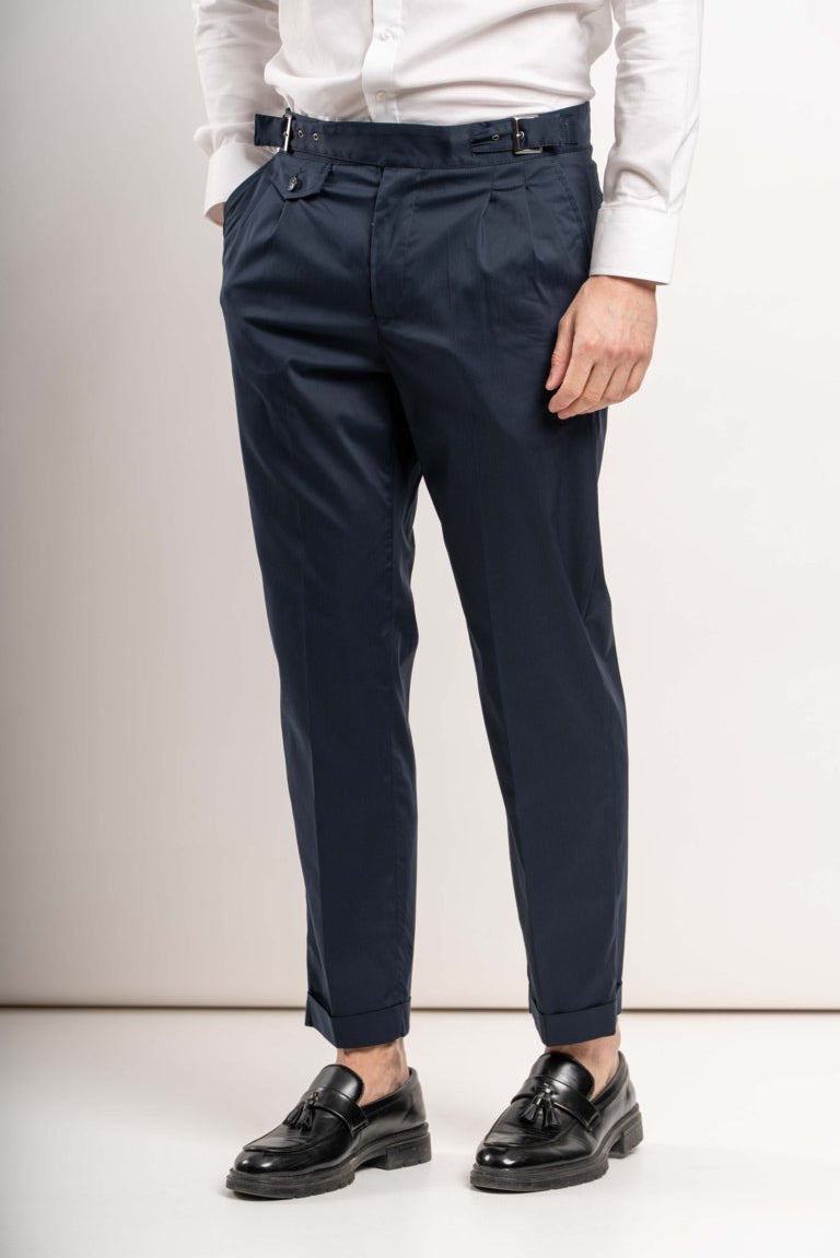 Pantalone Gurka con cinturini - blu