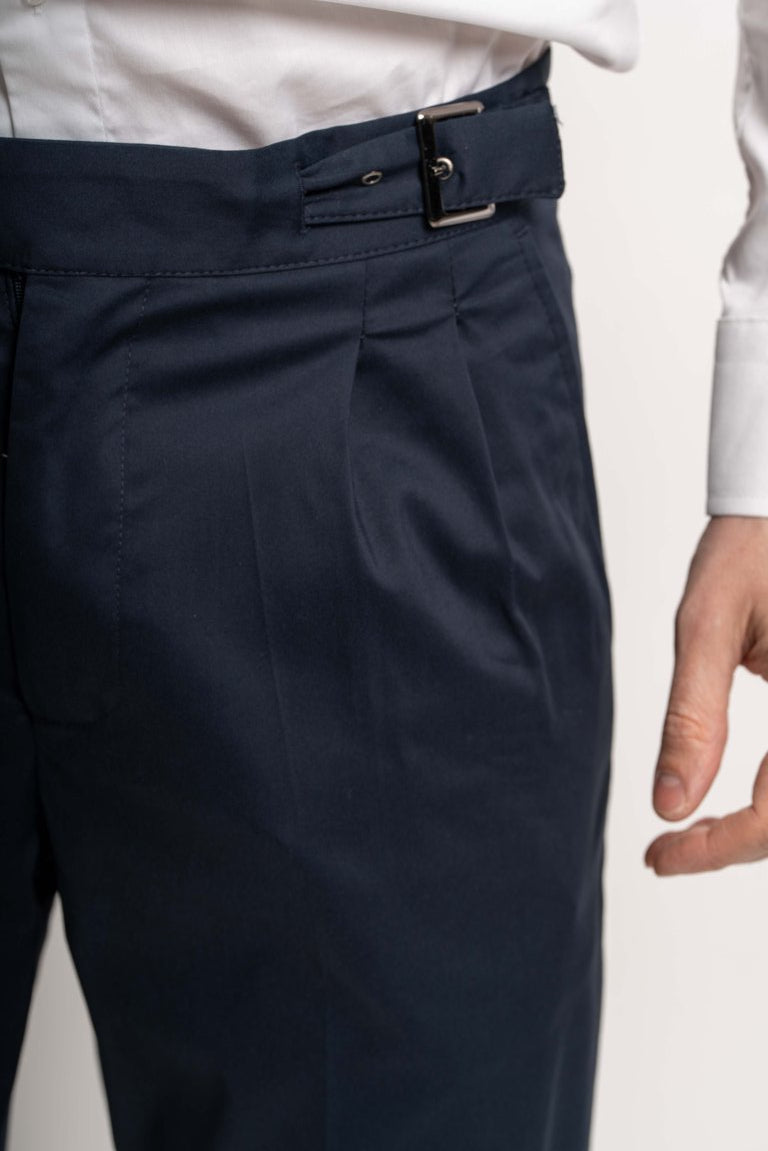 Pantalone Gurka con cinturini - blu