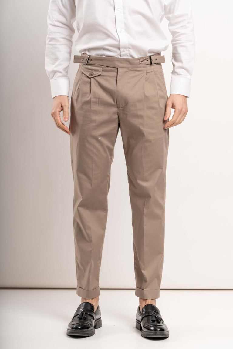 Pantalone Gurka con cinturini -  Beige