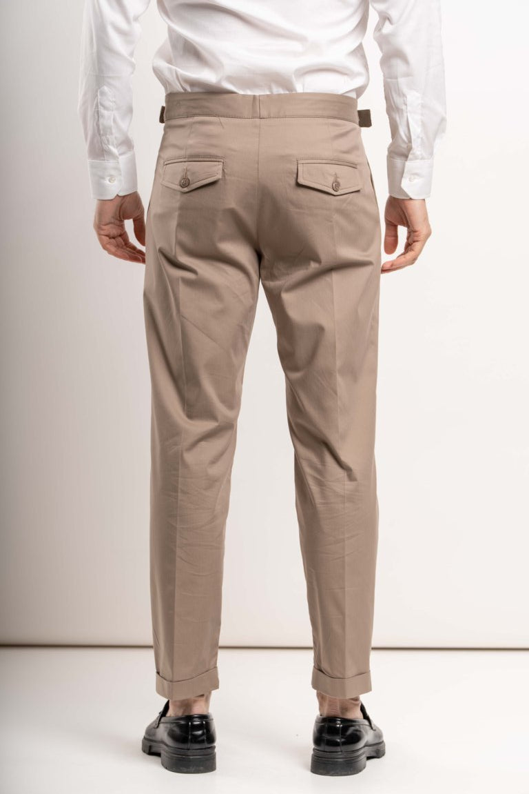 Pantalone Gurka con cinturini -  Beige
